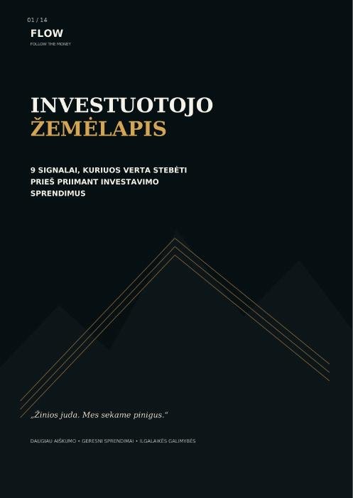 Gido „Investuotojo žemėlapis“ viršelis